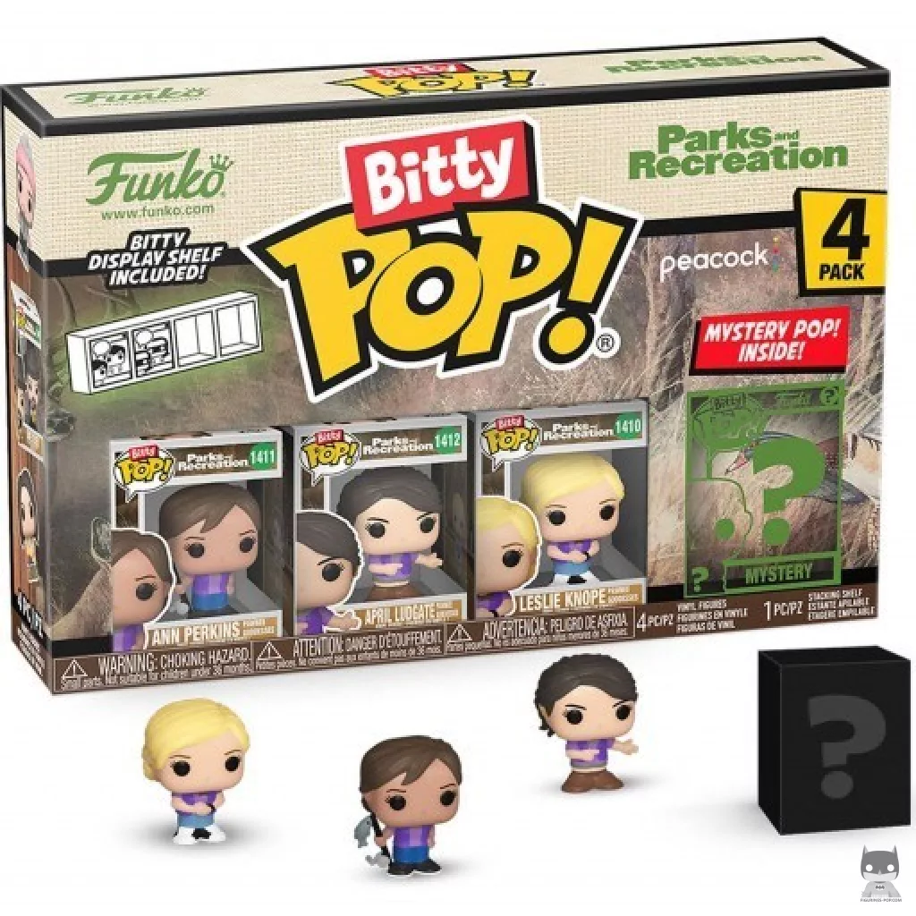 Figura Funko Pop! Parks and Recreation (Serie 2) en su caja