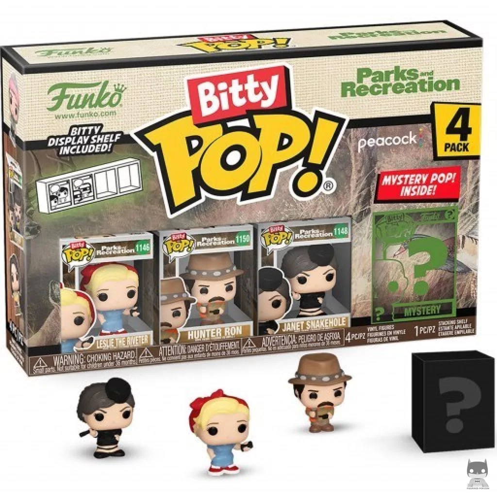 Figura Funko Pop! Parks and Recreation (Serie 3) en su caja