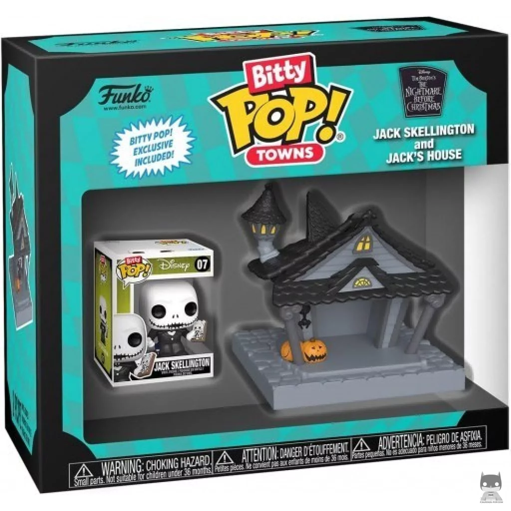 Figura Funko Pop! Jack y la casa de Jack en su caja