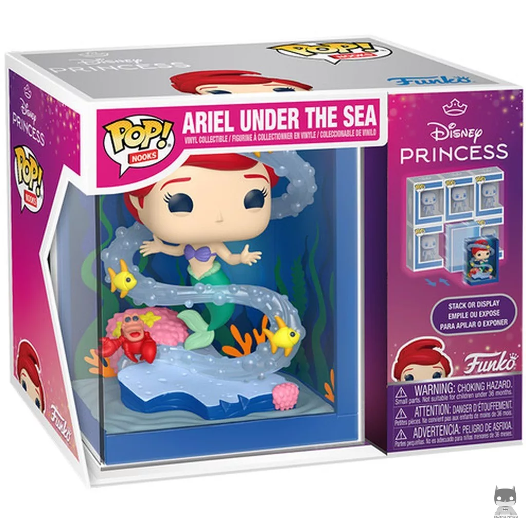 Figura Funko Pop! Ariel bajo el mar en su caja