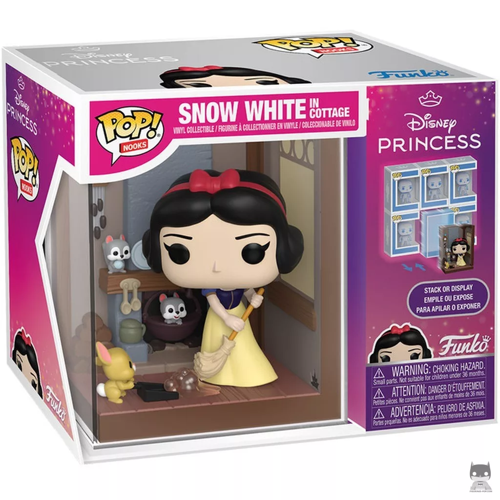 Figura Funko Pop! Blancanieves en la cabaña en su caja