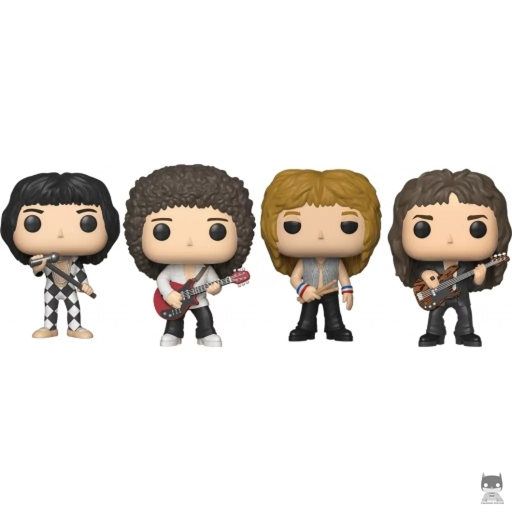 Figura Funko Pop! Freddie Mercury, Brian May, Roger Taylor & John Deacon (Queen)