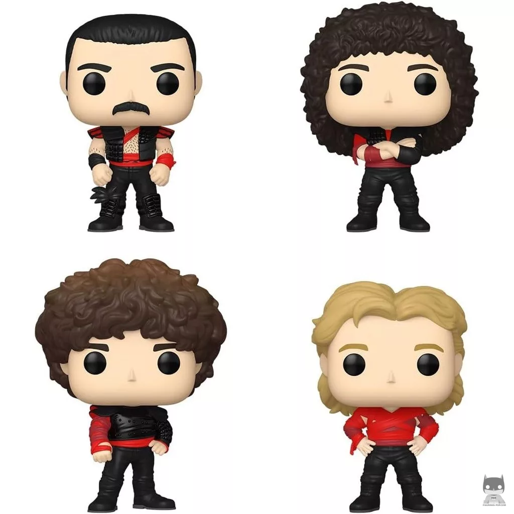 Figura Funko Pop! Radio Ga Ga (Freddie Mercury, Brian May, John Deacon & Roger Taylor) (Queen)