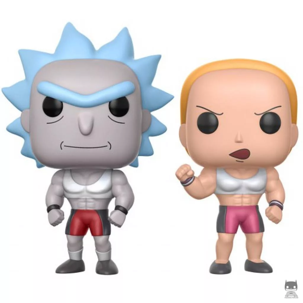 Figura Funko Pop! Rick musculoso & Summer musculosa (Rick y Morty)