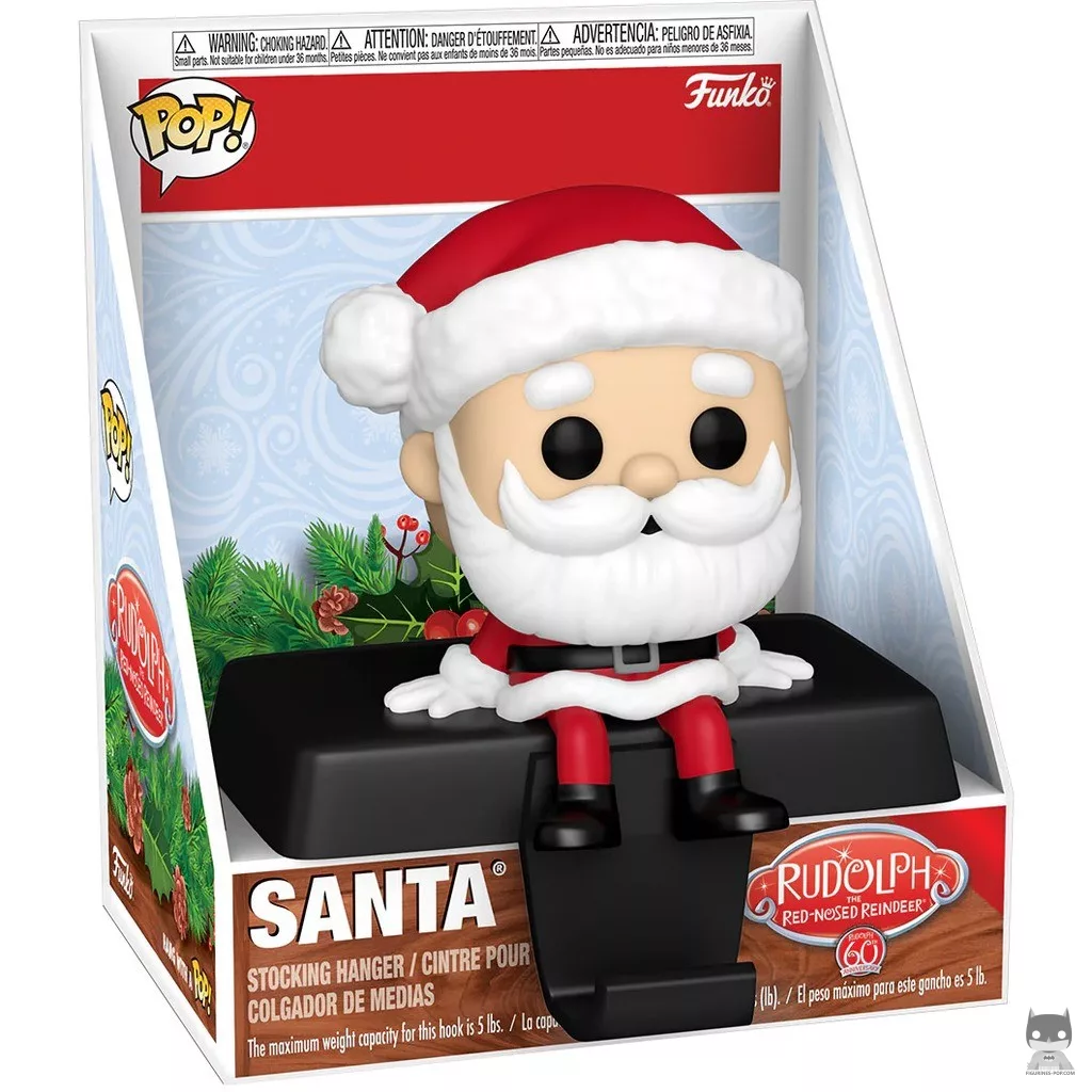 Figura Funko Pop! Papá Noel (Colgador de calcetín) en su caja