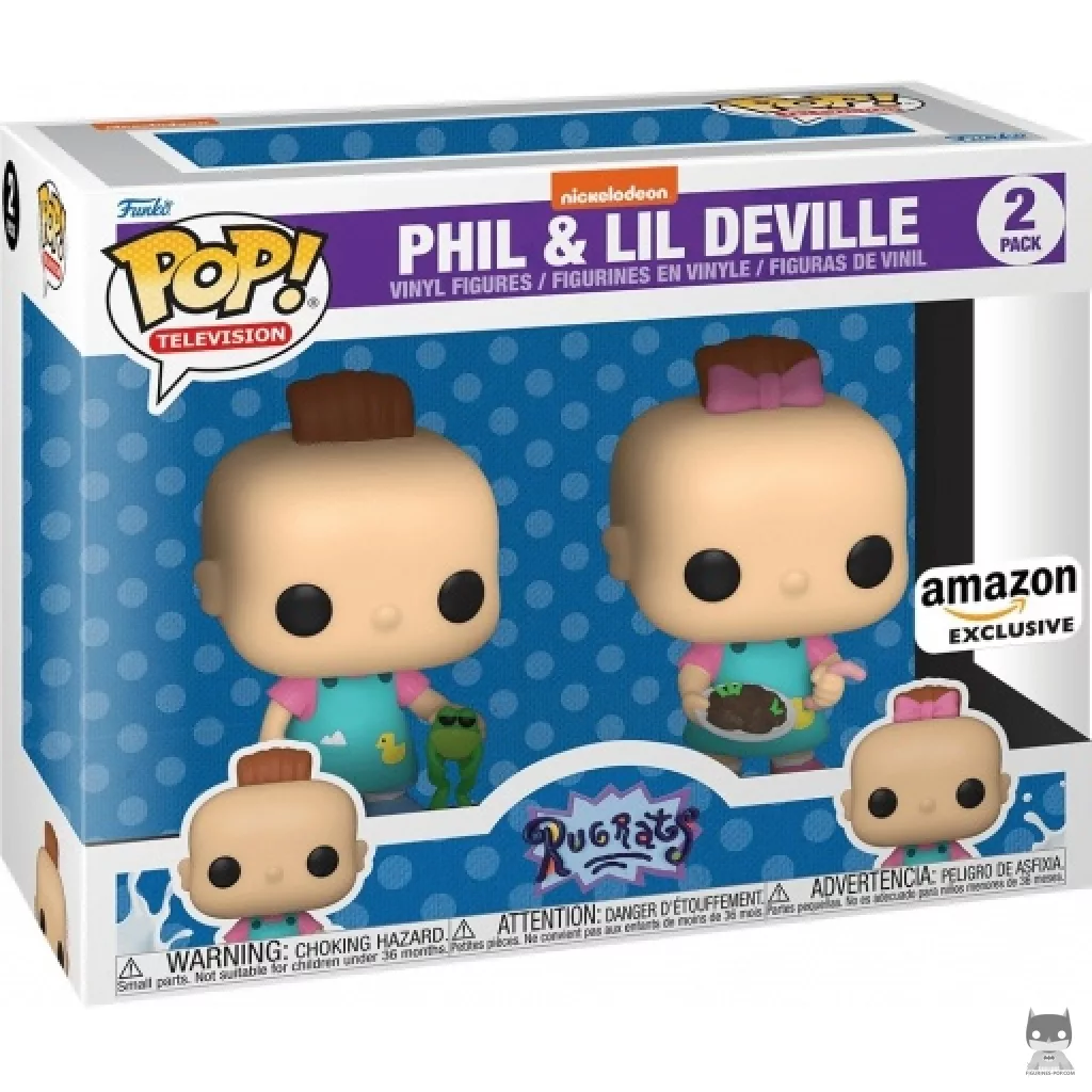 Figura Funko Pop! Phil & Lil DeVille en su caja