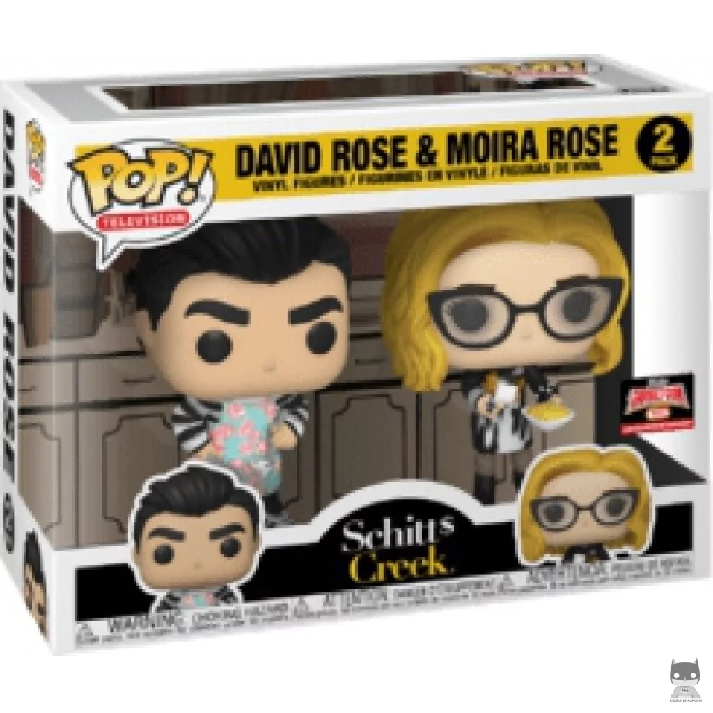 Figura Funko Pop! David Rose & Moira Rose en su caja