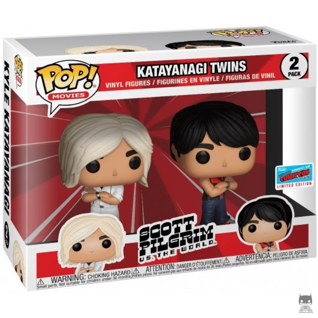 Figura Funko Pop! Gemelos Katayanagi en su caja
