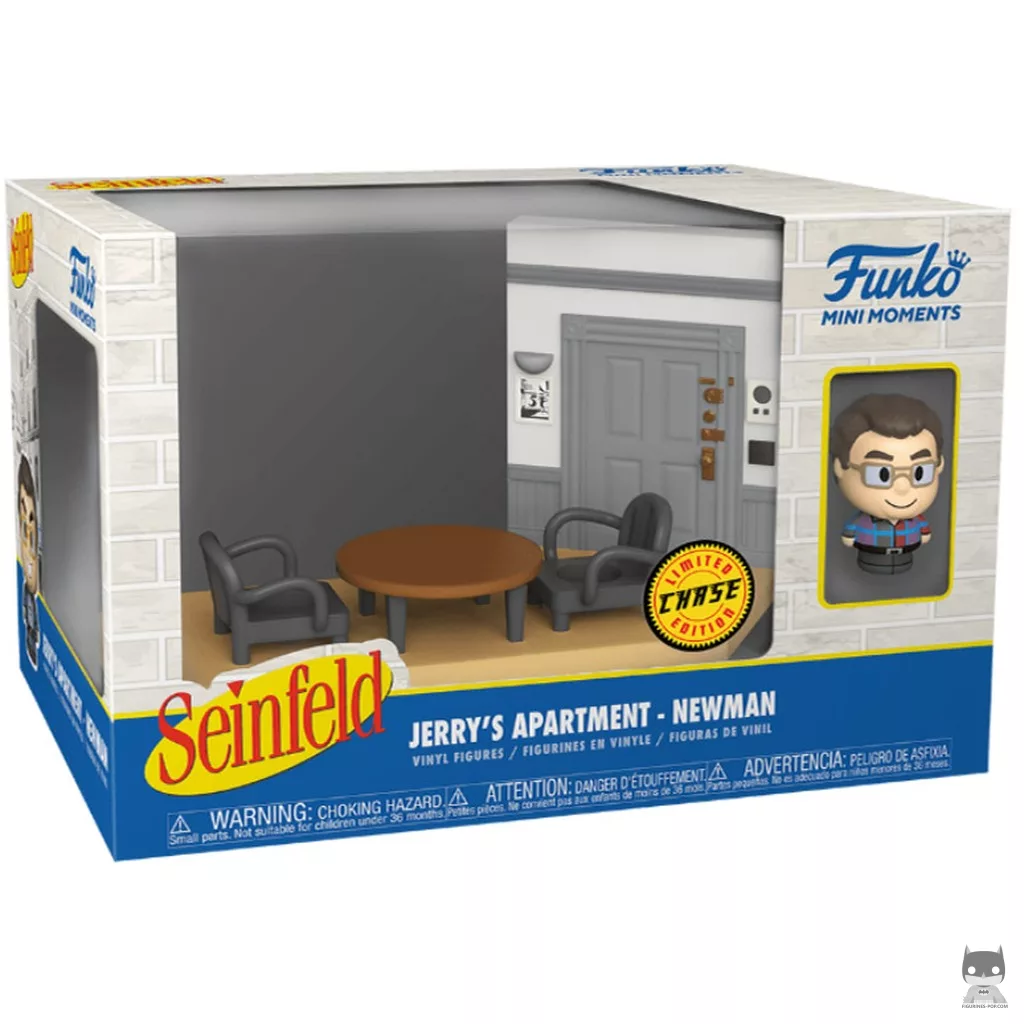 Figura Funko Pop! Apartamento de Jerry - Newman (Chase) en su caja