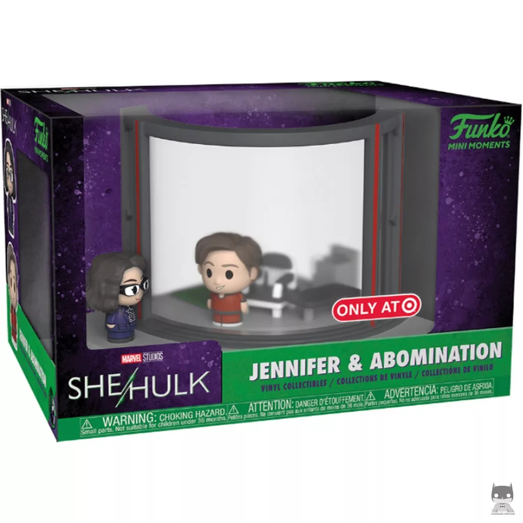 Figura Funko Pop! Jennifer y Abominación en su caja