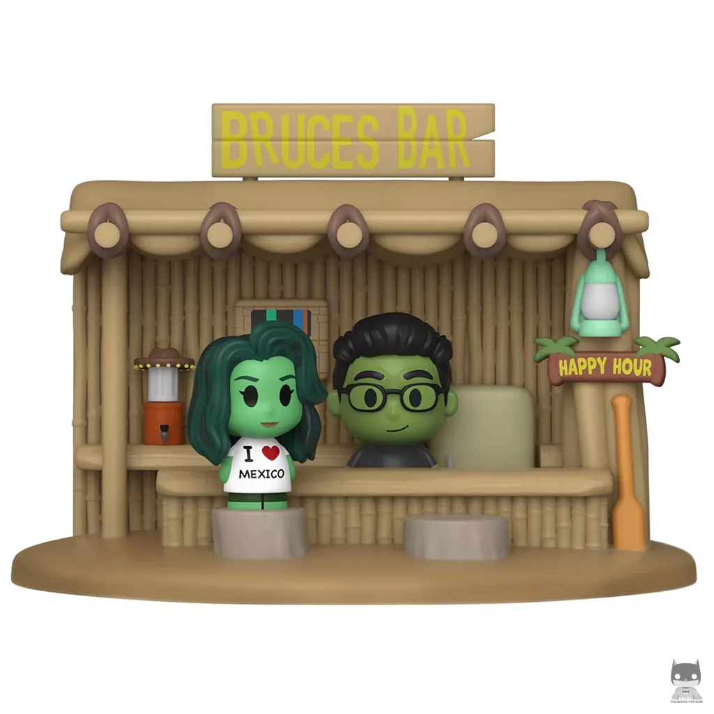 Figura Funko Pop! She-Hulk y Hulk - Bar de Bruce (She-Hulk: Abogada Hulka)