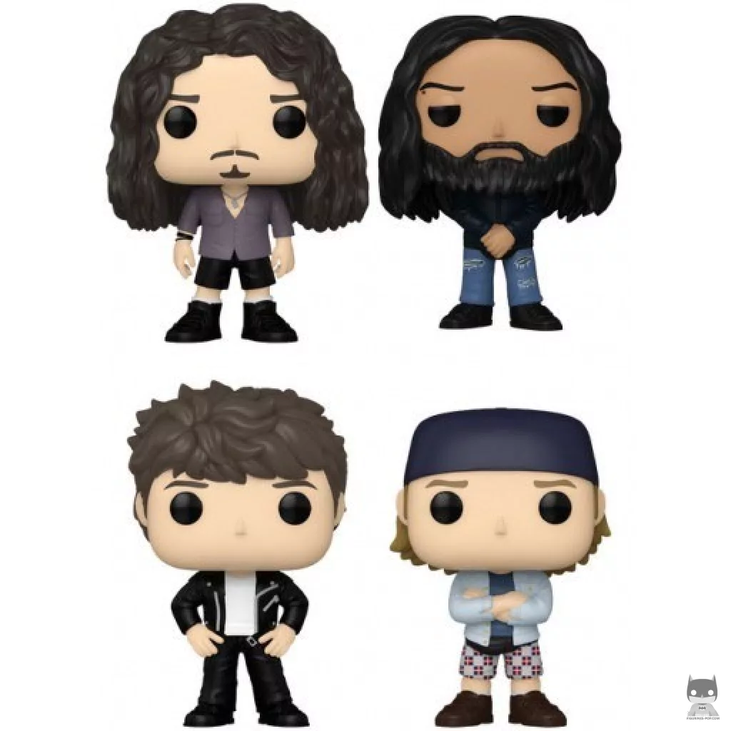 Figura Funko Pop! Chris Cornell, Kim Thayil, Ben Shepherd & Matt Cameron (Soundgarden)