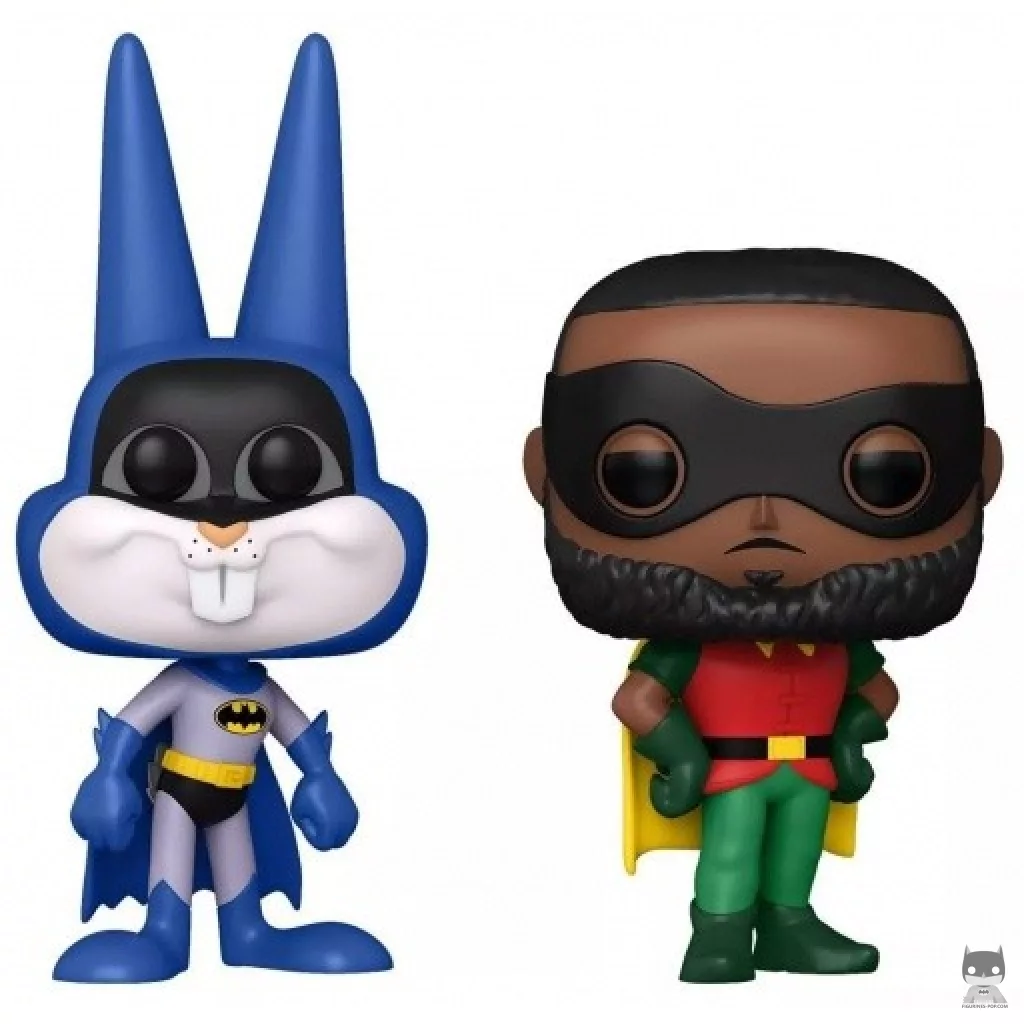 Figura Funko Pop! Bugs Bunny como Batman & LeBron James como Robin (Space Jam: Nuevas leyendas)
