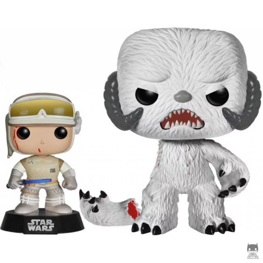 Figura Funko Pop! Luke Skywalker en Hoth & Wampa (Star Wars: Episodio I, La amenaza fantasma)