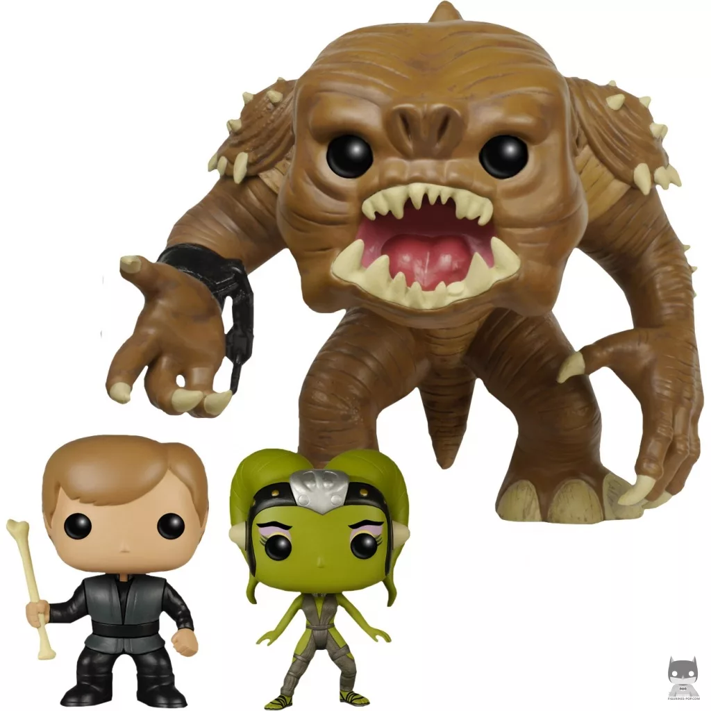 Figura Funko Pop! Rancor con Luke Skywalker & Oola esclava (Supersized) (Star Wars: Episodio I, La amenaza fantasma)