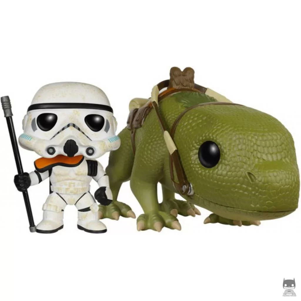 Figura Funko Pop! Sandtrooper & Dewback (Star Wars: Episodio I, La amenaza fantasma)