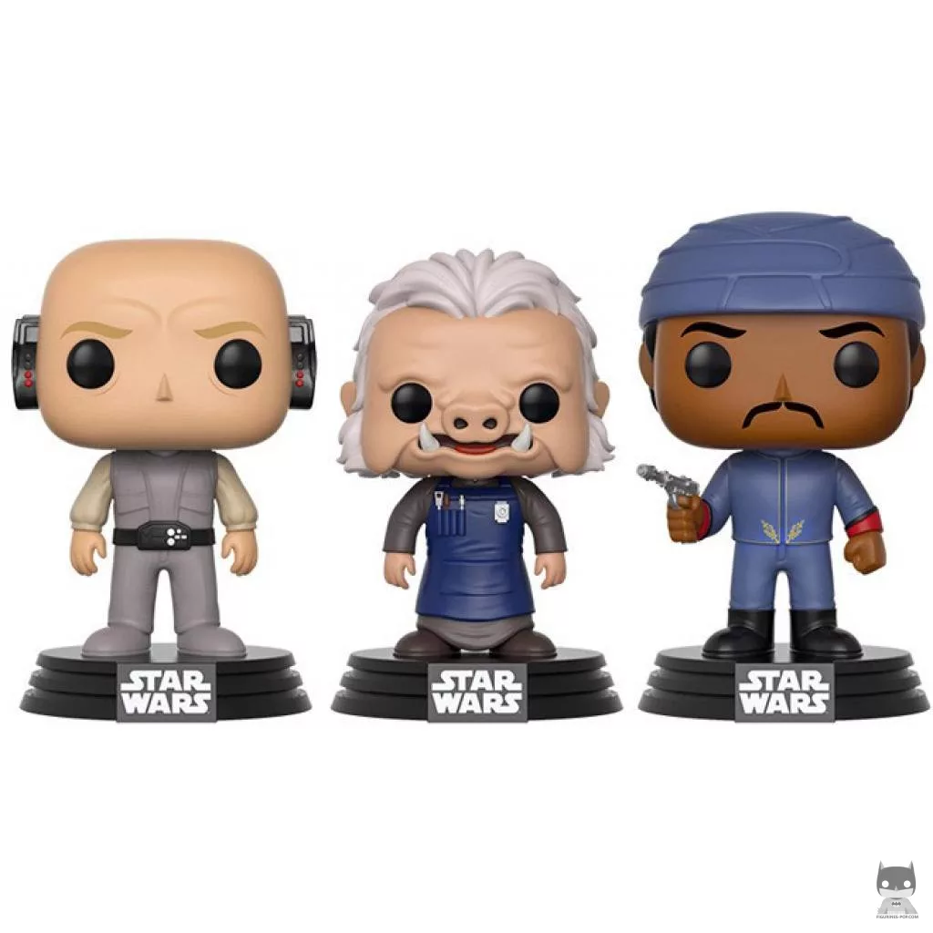 Figura Funko Pop! Lobot, Ugnaught & guardia de Bespin (Star Wars: Episodio VII, El despertar de la Fuerza)