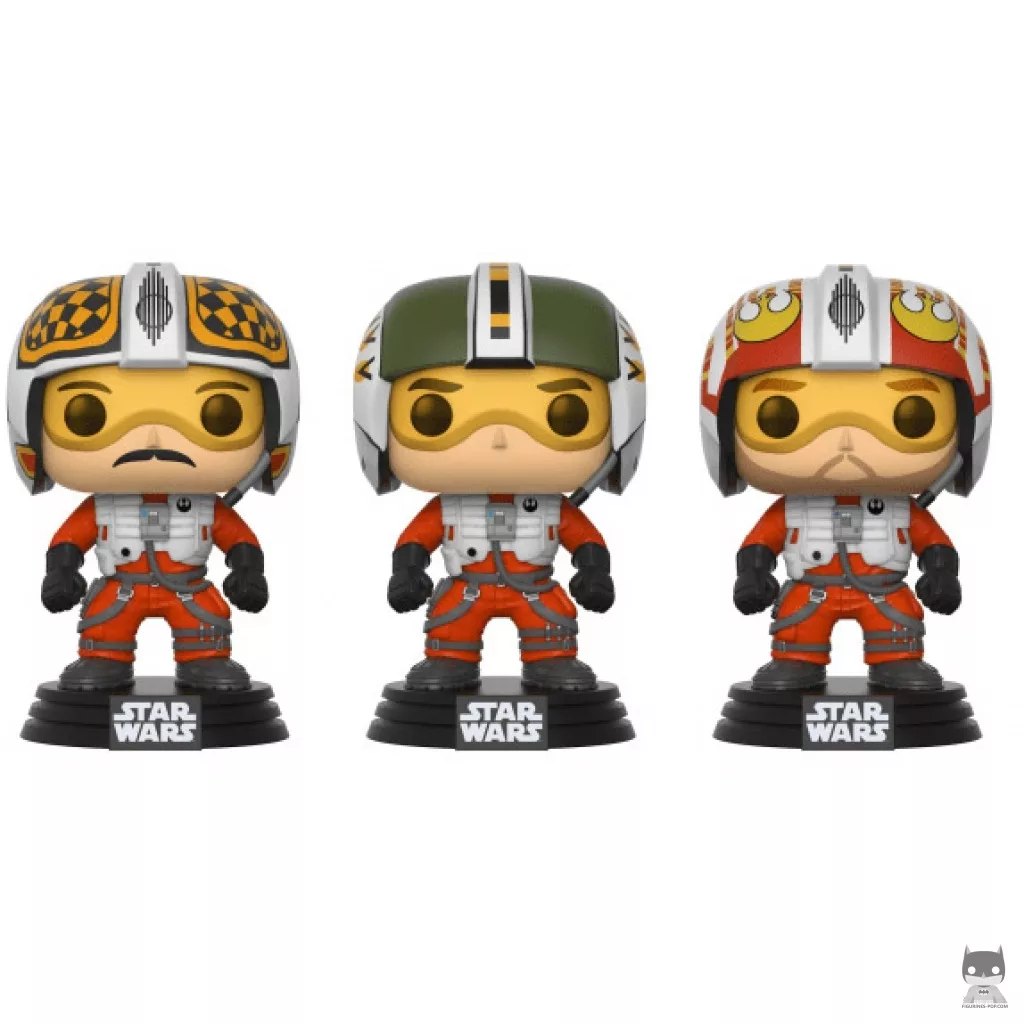 Figura Funko Pop! Wedge, Biggs & Porkins (Star Wars: Episodio VII, El despertar de la Fuerza)