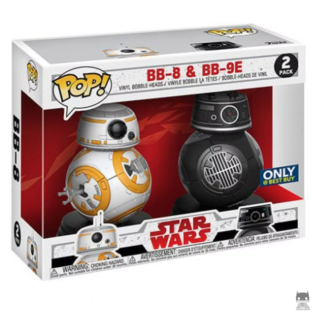 Figura Funko Pop! BB-8 & BB-9E en su caja