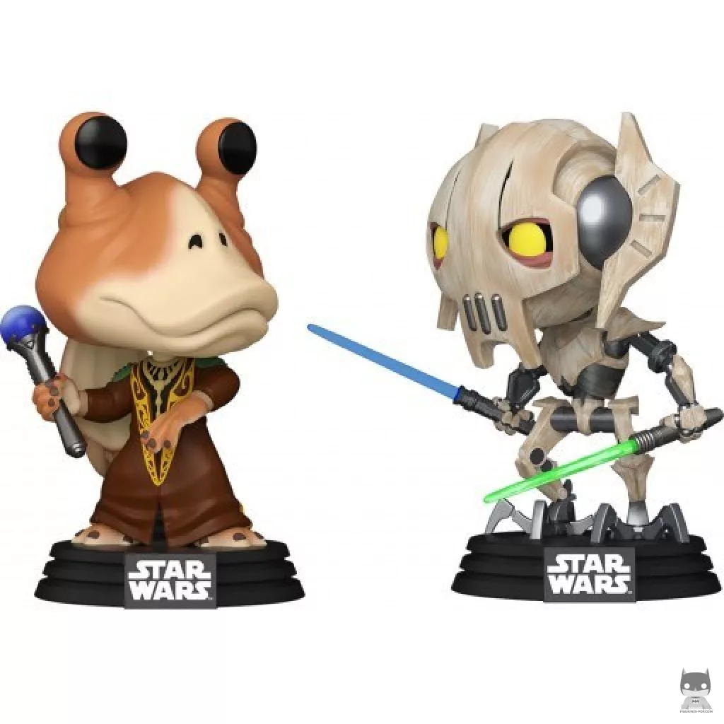Figura Funko Pop! Jar Jar Binks vs General Grievous (Star Wars: The Clone Wars)