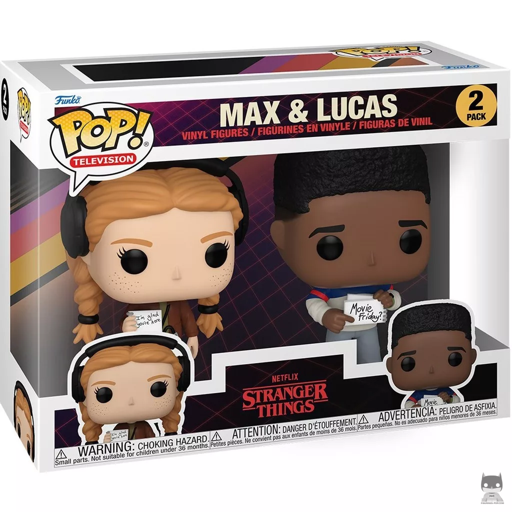 Figura Funko Pop! Max & Lucas en su caja