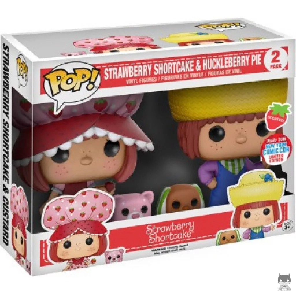 Figura Funko Pop! Tarta de Fresa & Huckleberry Pie (Con aroma) en su caja