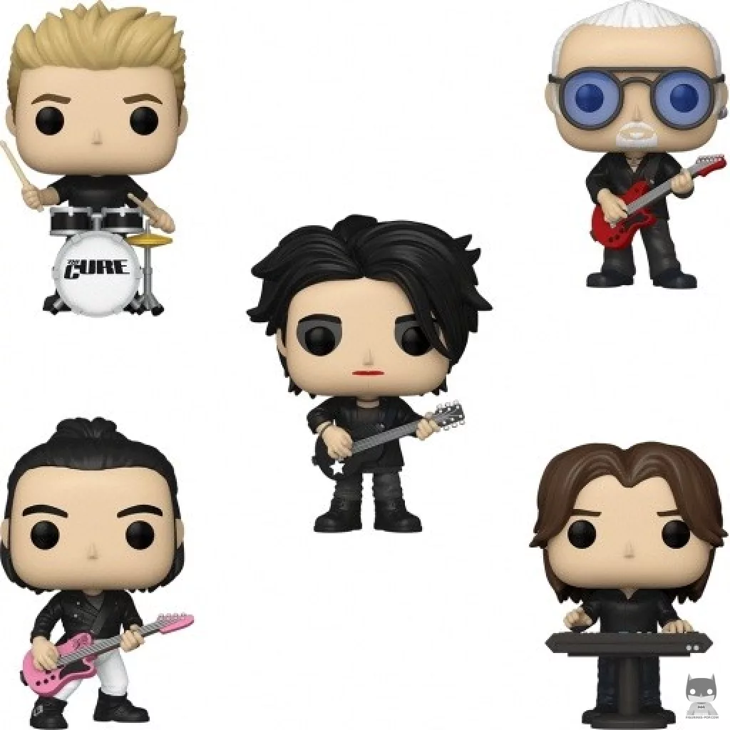 Figura Funko Pop! Jason Cooper, Reeves Gabrels, Robert Smith, Simon Gallup & Roger O'Donnell (The Cure)