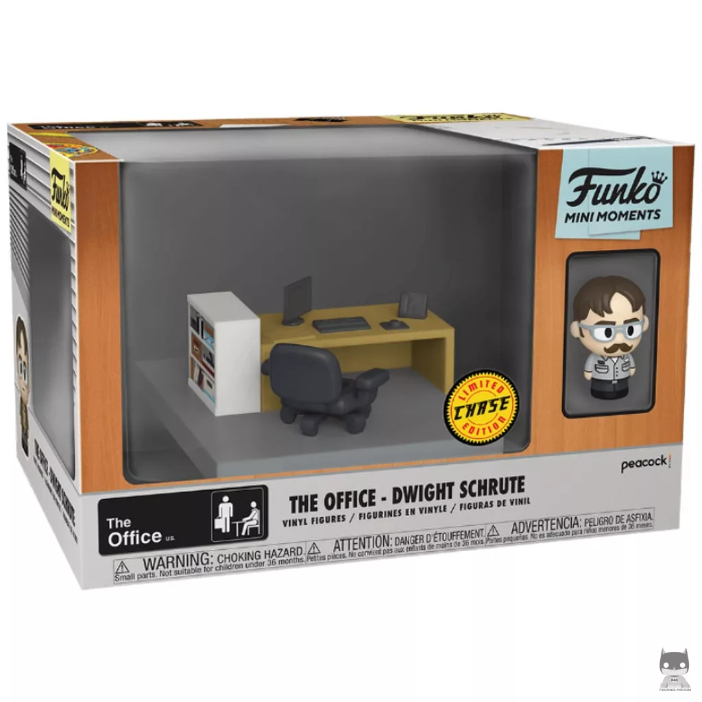 Figura Funko Pop! Dwight Schrute (Chase) en su caja