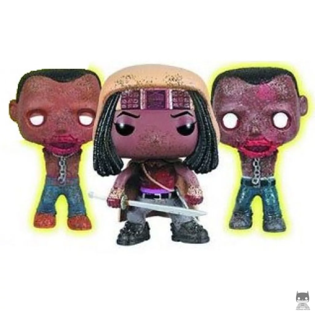 Figura Funko Pop! Michonne & zombis (The Walking Dead)
