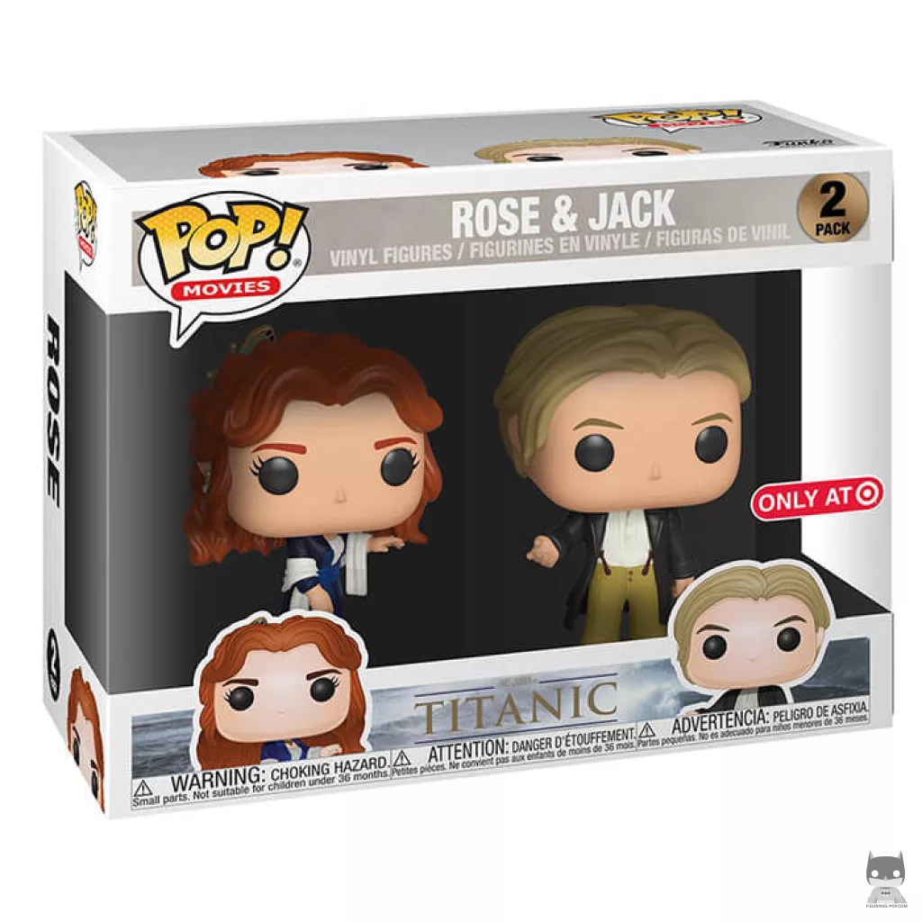 Figura Funko Pop! Rose & Jack en su caja