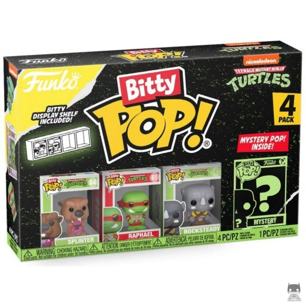Figura Funko Pop! Tortugas Ninja (Serie 3) en su caja