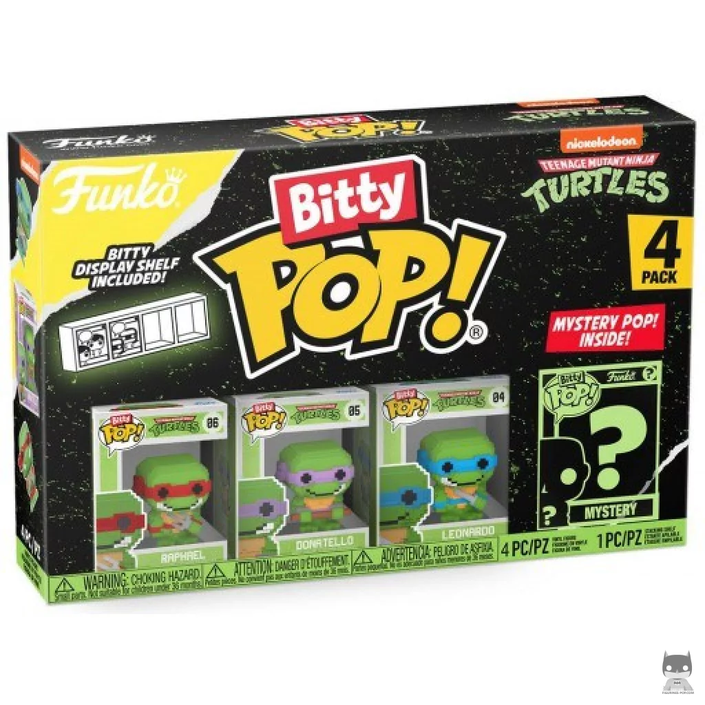 Figura Funko Pop! Tortugas Ninja (Serie 4) en su caja