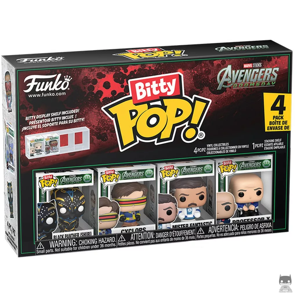 Figura Funko Pop! Vengadores: Doomsday (Serie 3) en su caja