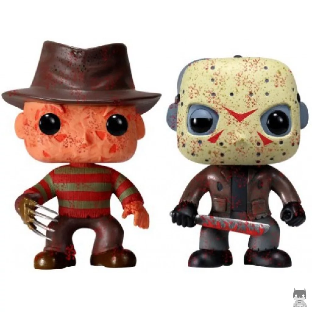 Figura Funko Pop! Freddy Krueger & Jason Voorhees (Ensangrentado) (Viernes 13)