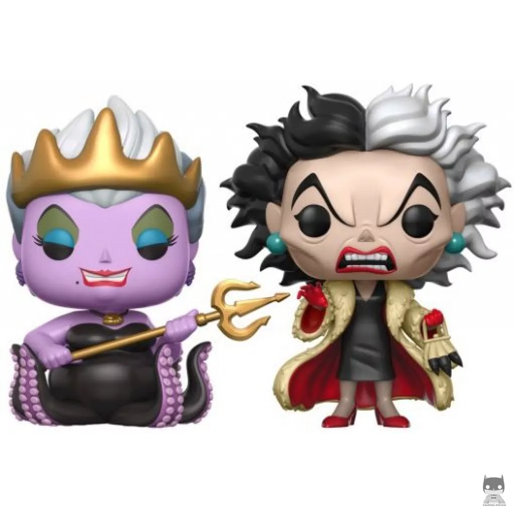 Figura Funko Pop! Úrsula & Cruella de Vil (Villanos Disney)