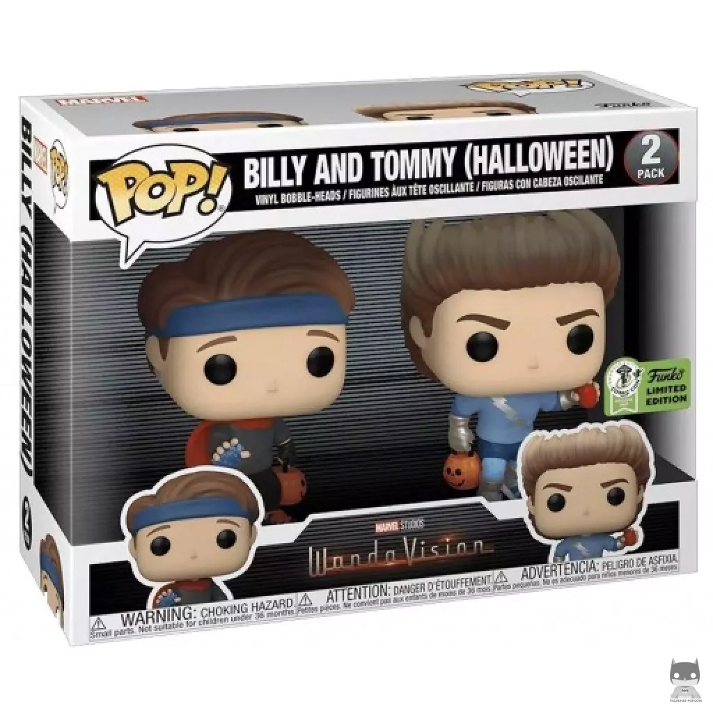 Figura Funko Pop! Billy & Tommy (Halloween) en su caja