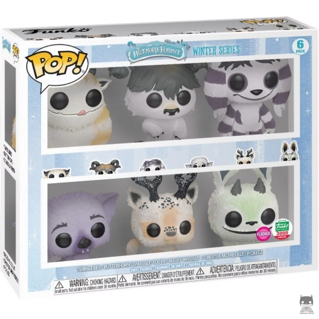 Figura Funko Pop! Monsters serie de invierno (Flocado) en su caja