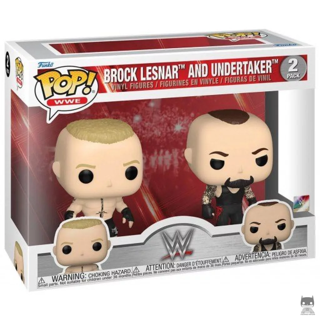 Figura Funko Pop! Brock Lesnar & Undertaker en su caja