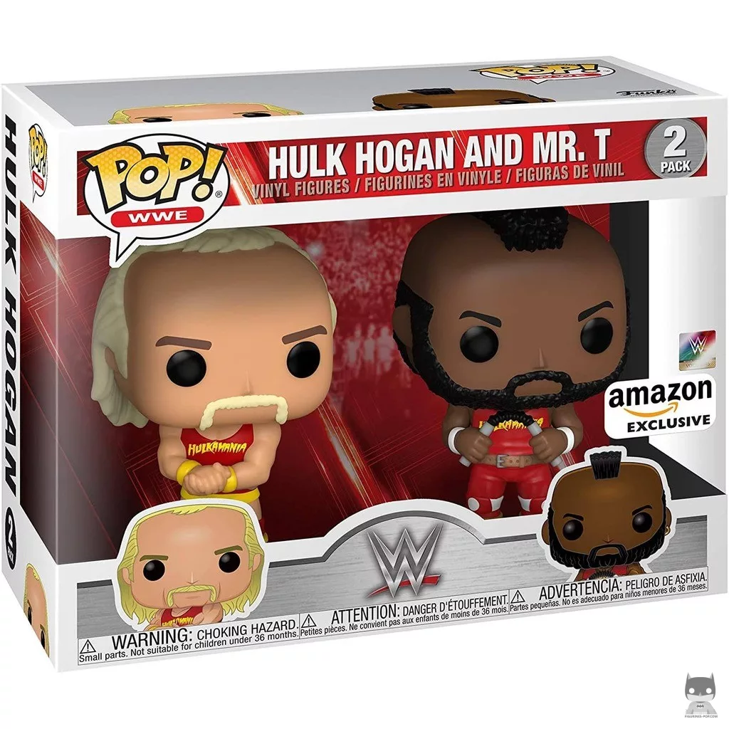 Figura Funko Pop! Hulk Hogan & Mr. T en su caja