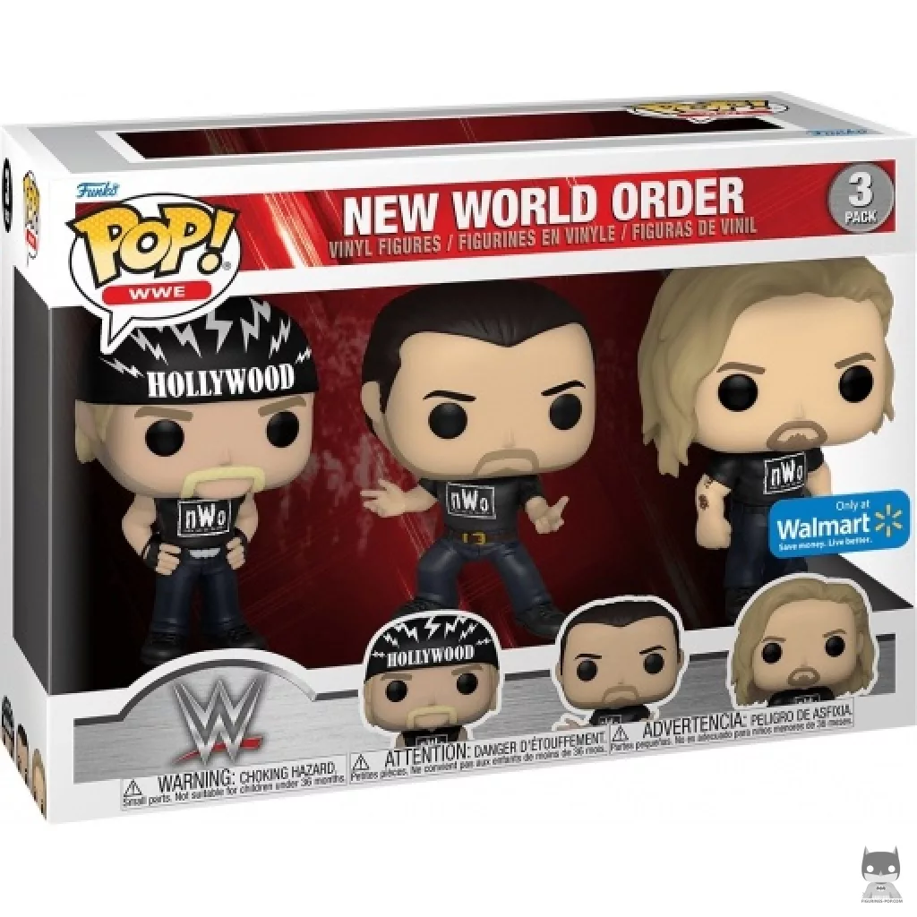 Figura Funko Pop! New World Order en su caja