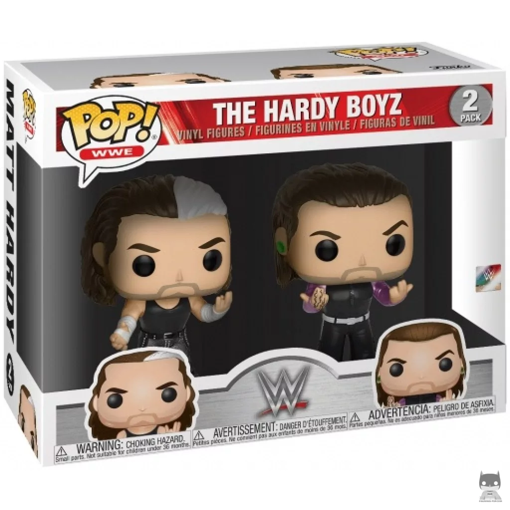 Figura Funko Pop! The Hardy Boyz en su caja