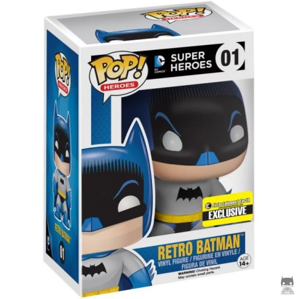 Figura Funko Pop! Batman retro en su caja