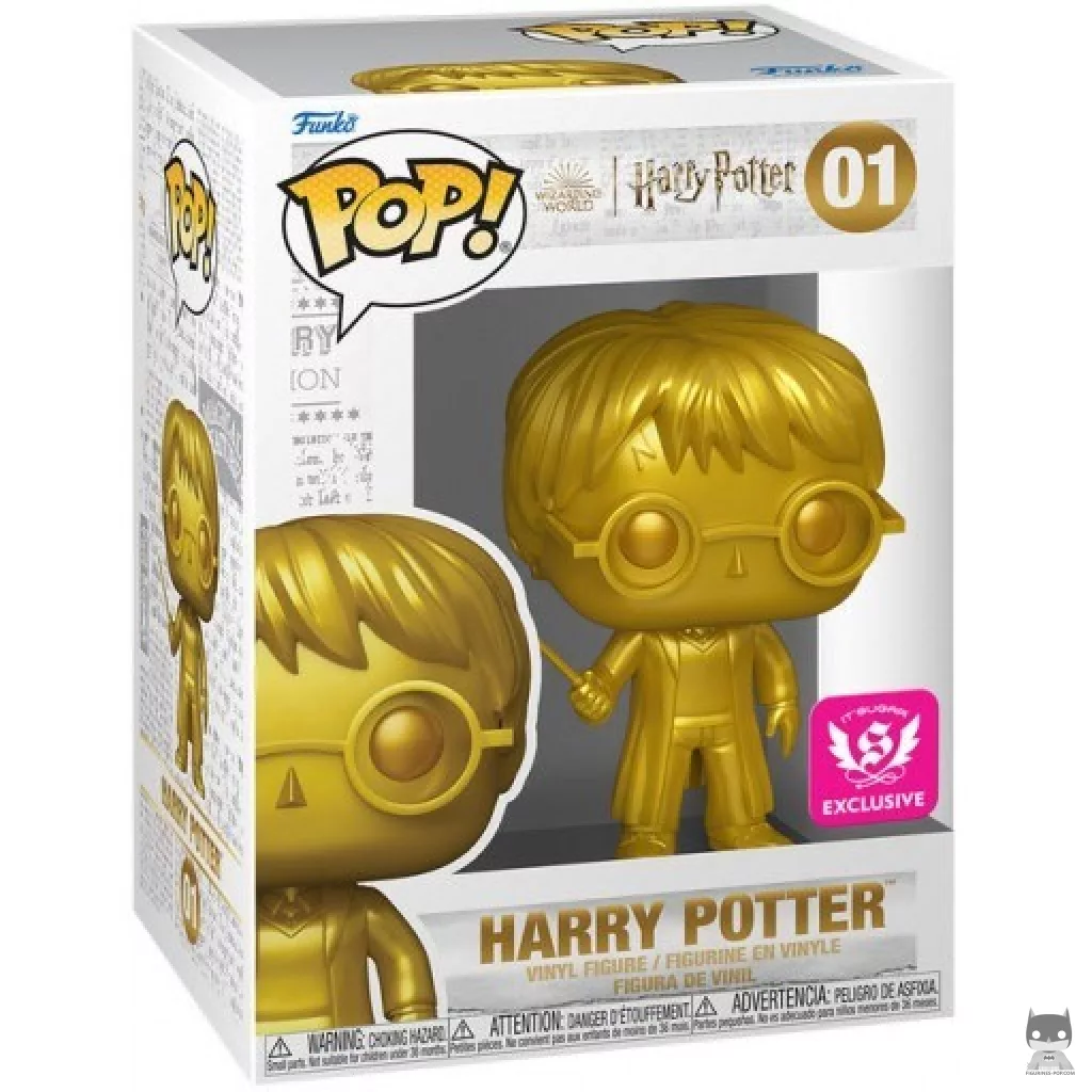 Figura Funko Pop! Harry Potter (Dorado) en su caja