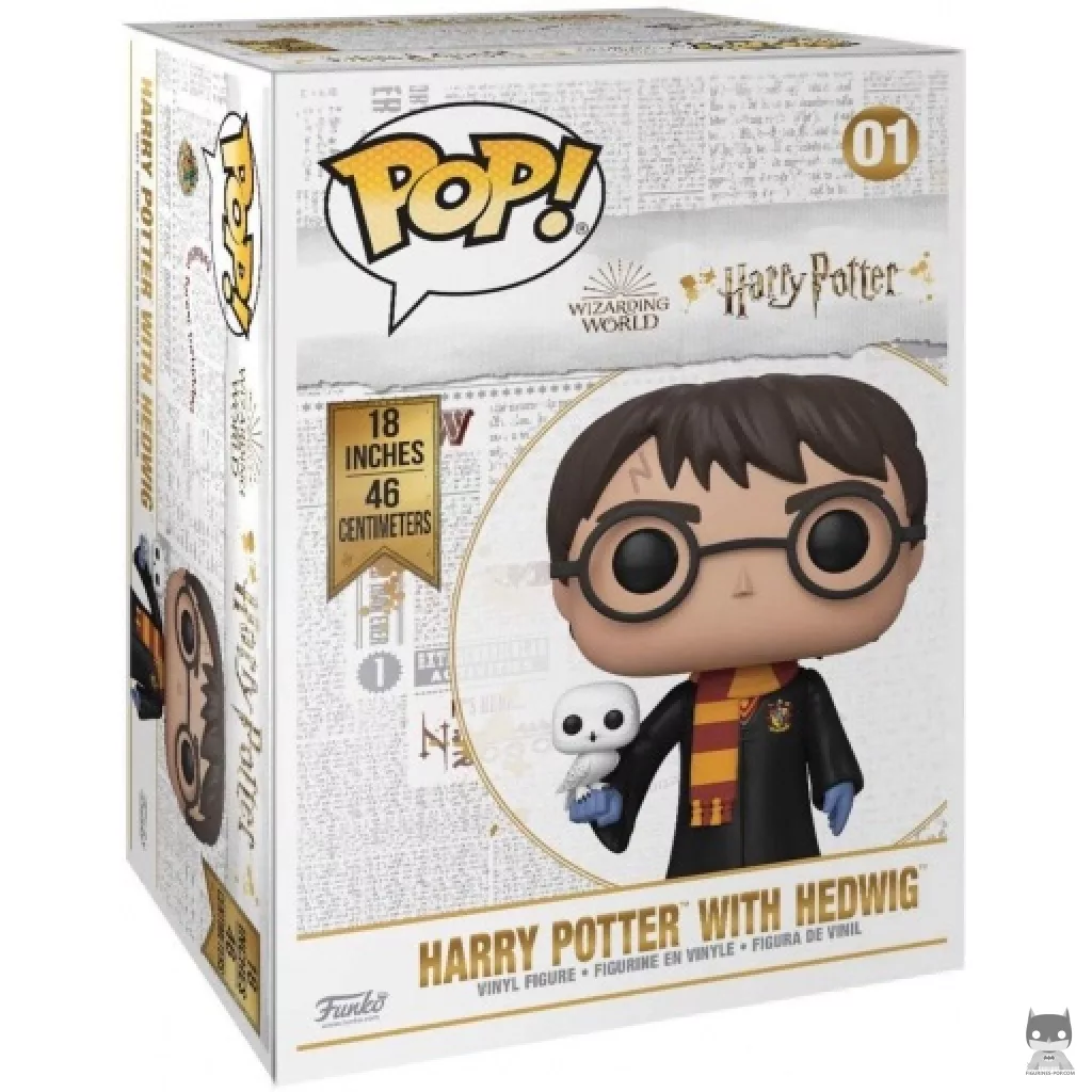 Figura Funko Pop! Harry Potter (Supersized 18'') en su caja