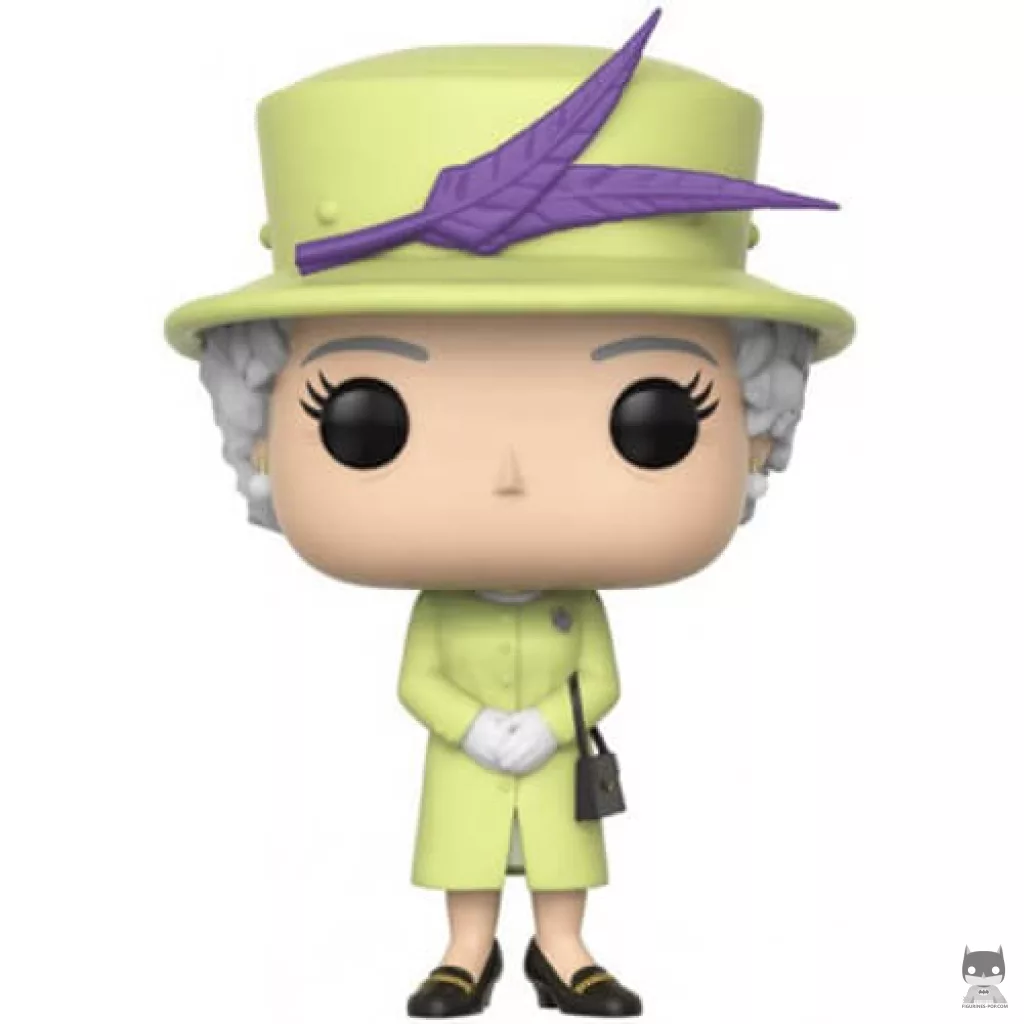 Figura Funko Pop! Reina Isabel II con traje verde (La familia real)