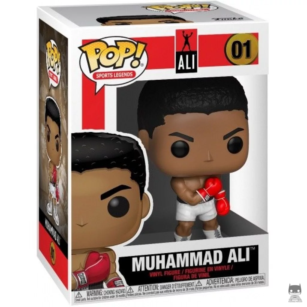 Figura Funko Pop! Muhammad Ali en su caja