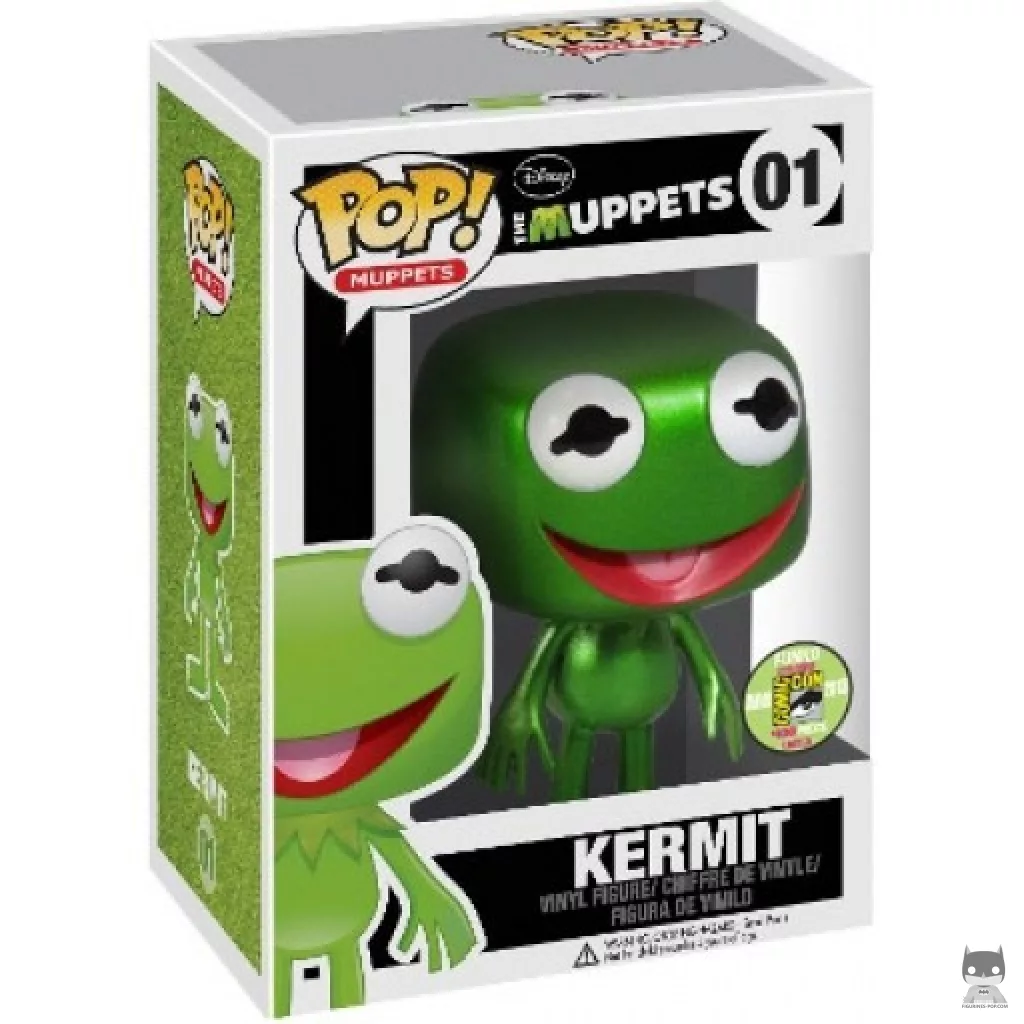 Figura Funko Pop! Rana Gustavo (Metalizado) en su caja