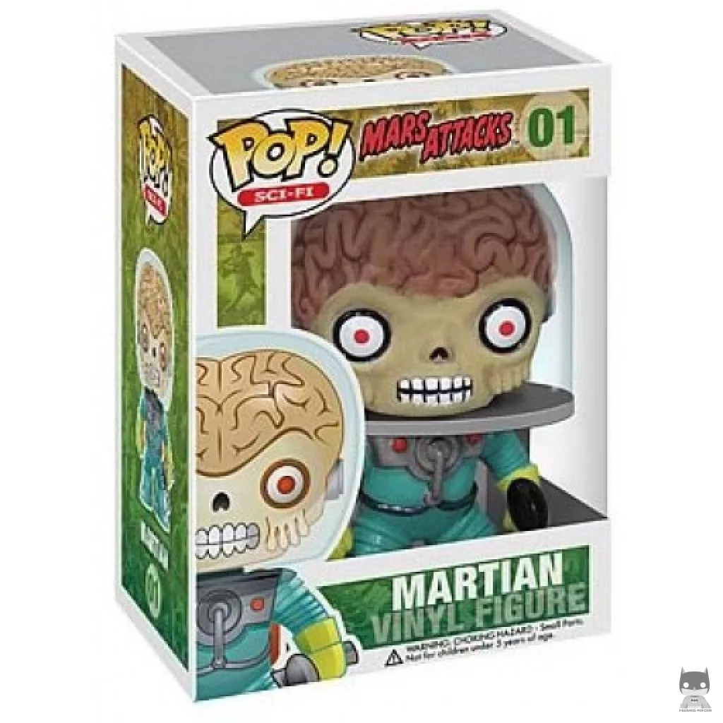 Figura Funko Pop! Marciano en su caja