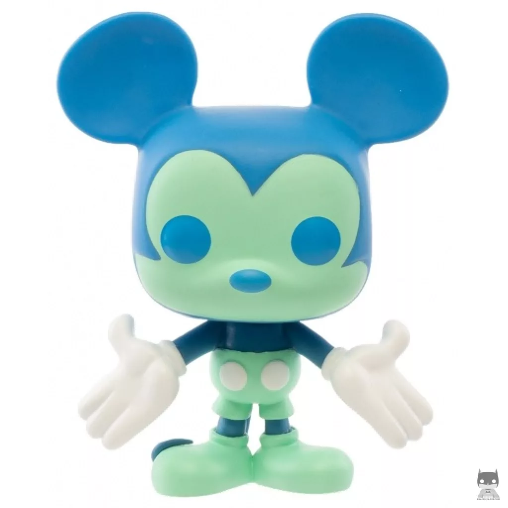 Figura Funko Pop! Mickey Mouse (Azul y verde) (Mickey Mouse 90 años)