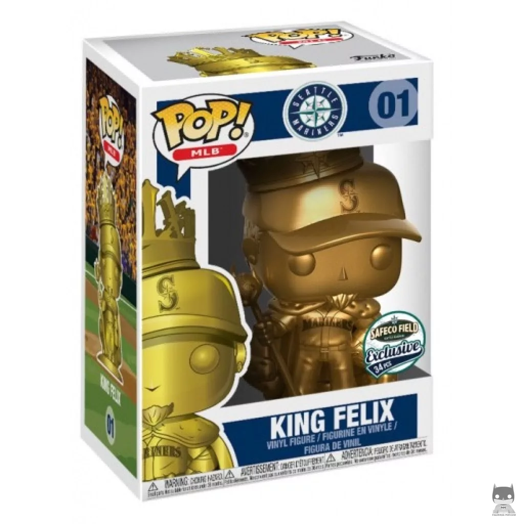 Figura Funko Pop! King Felix (Dorado) en su caja